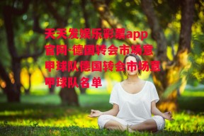 天天发娱乐彩票app官网-德国转会市场意甲球队德国转会市场意甲球队名单